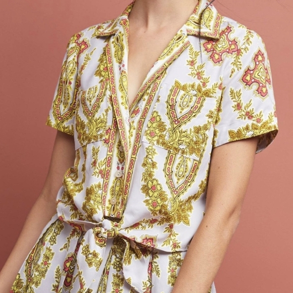 Anthropologie Tops - Anthrpologie Echarpe Blouse Size 8